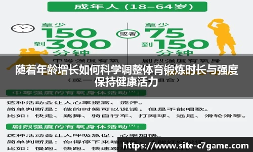 随着年龄增长如何科学调整体育锻炼时长与强度保持健康活力